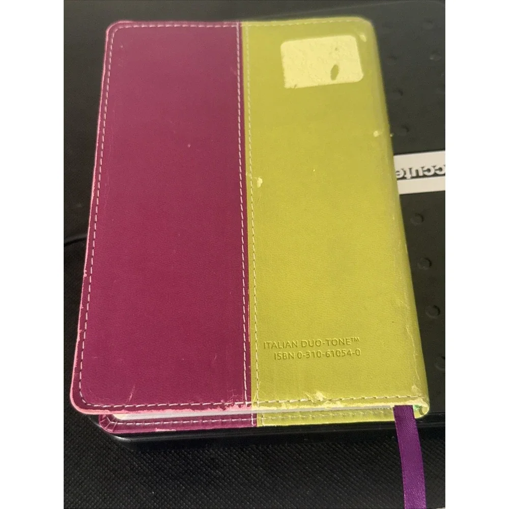 2006 NIV New International Version Holy Bible‎ Lime Green & Maroon-Red Lettering